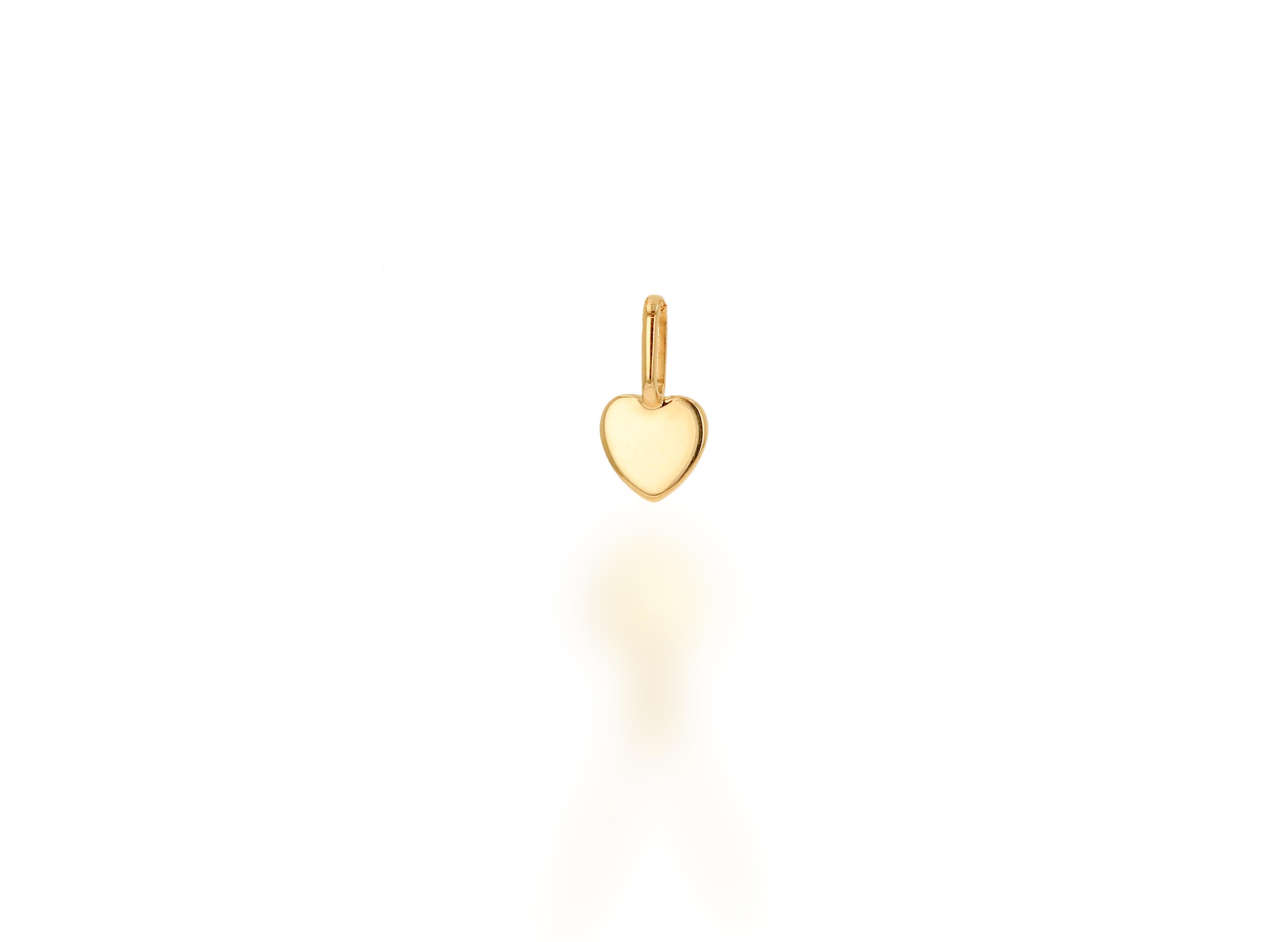 Mini Gold Heart Charm - Rachel Reid