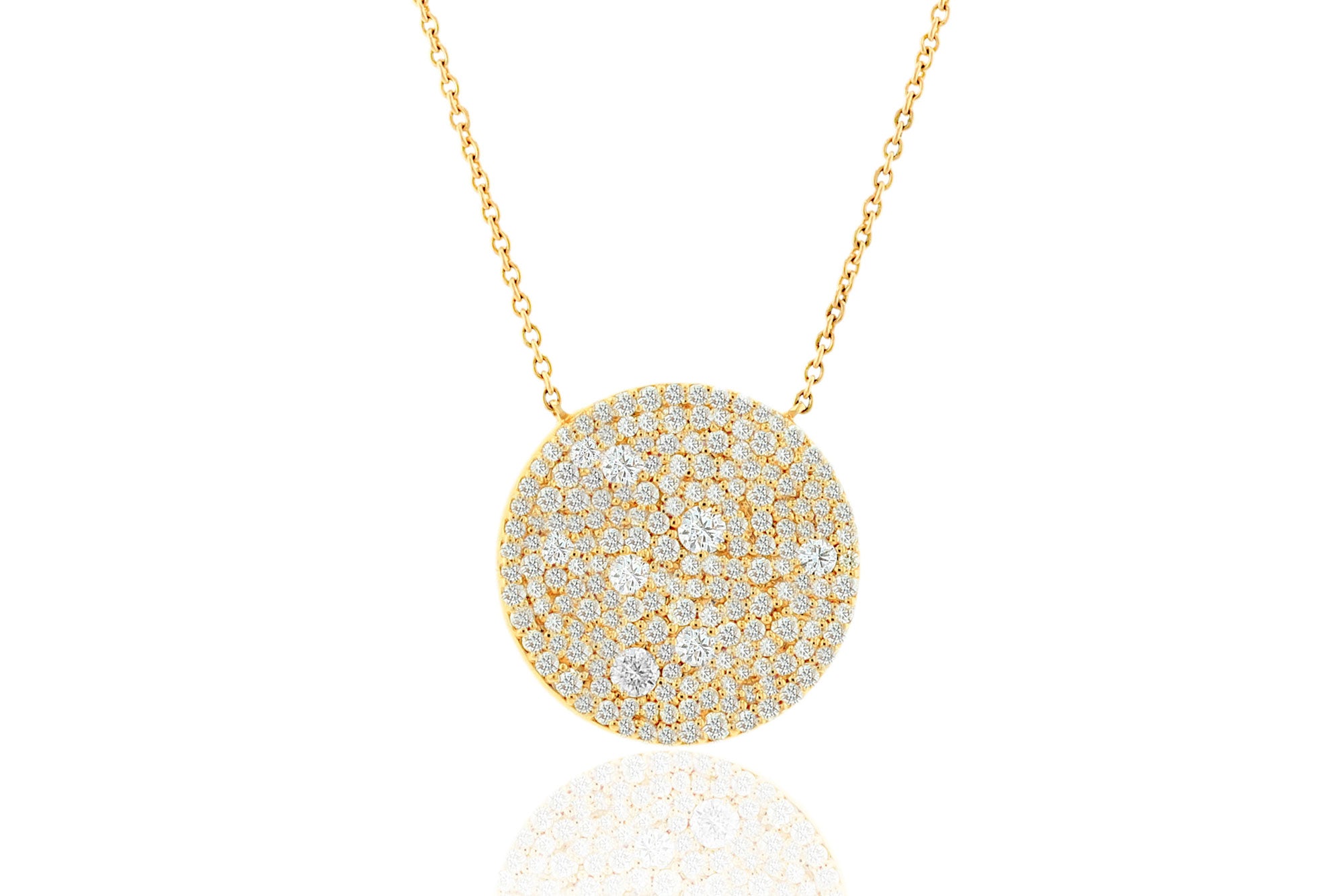 Large Scattered Diamond Necklace - Rachel Reid