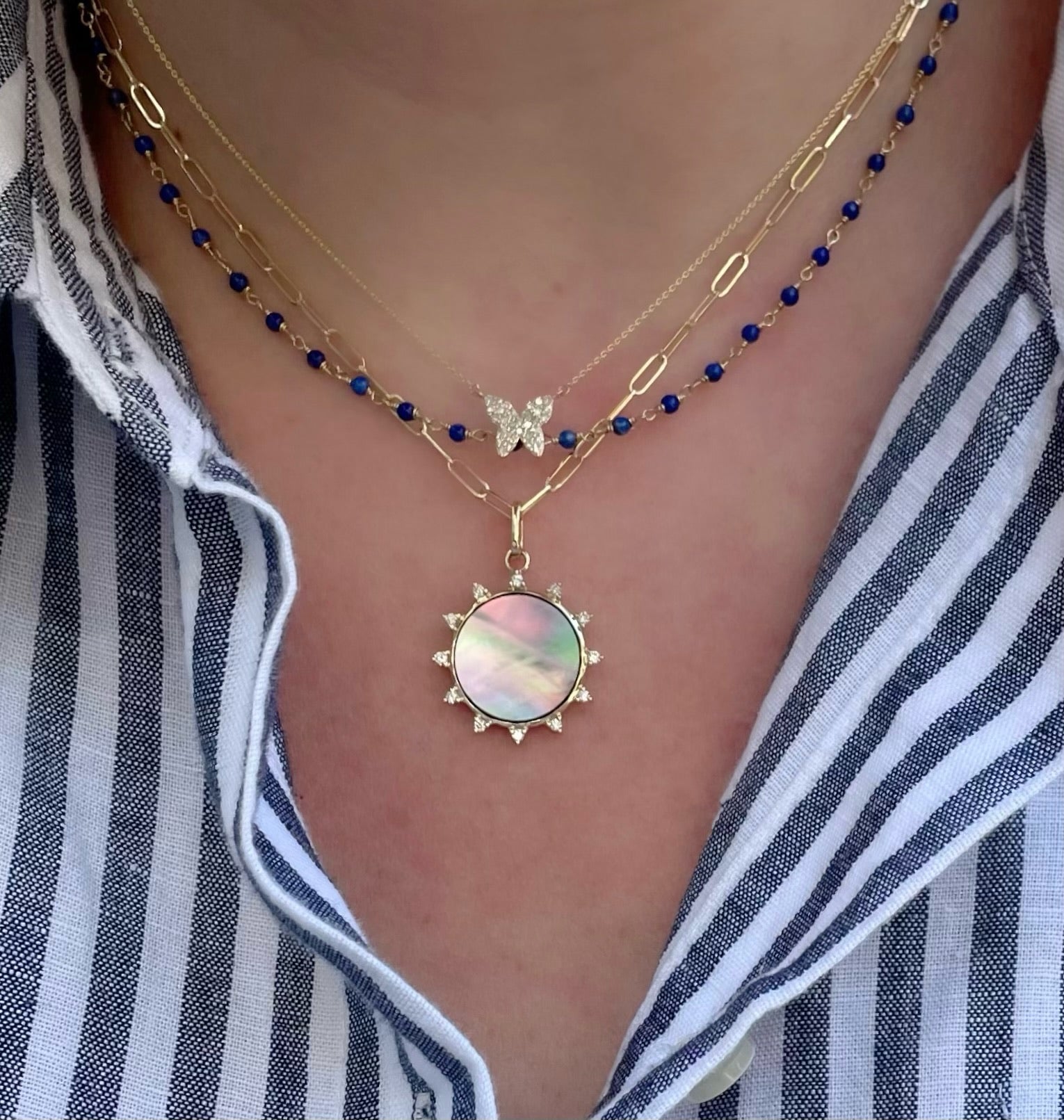 16" Baby Link Chain Necklace - Rachel Reid