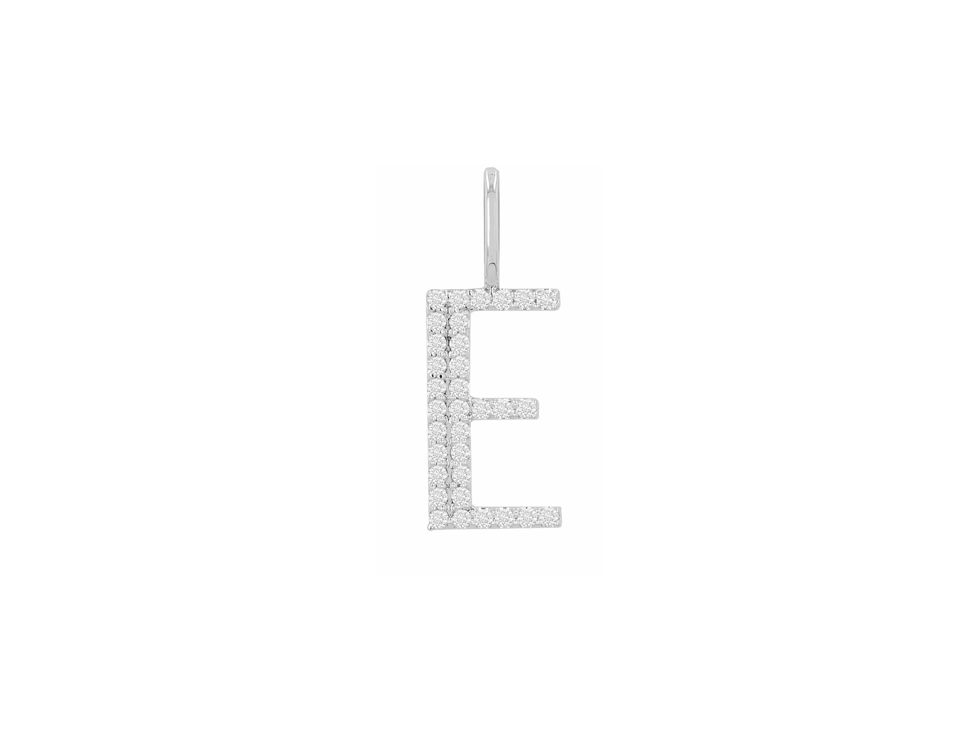 Medium Diamond Letter Charm