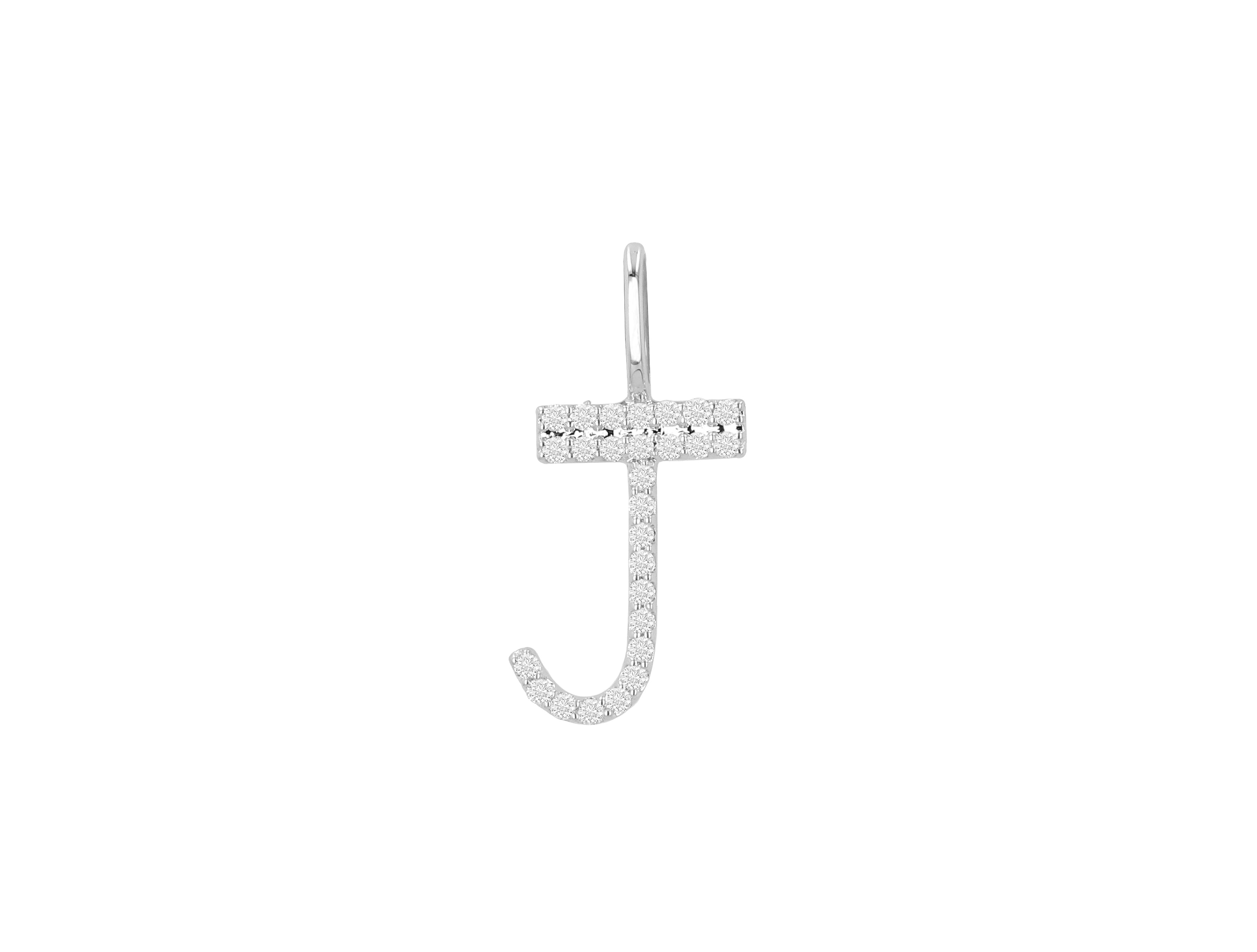 Medium Diamond Letter Charm