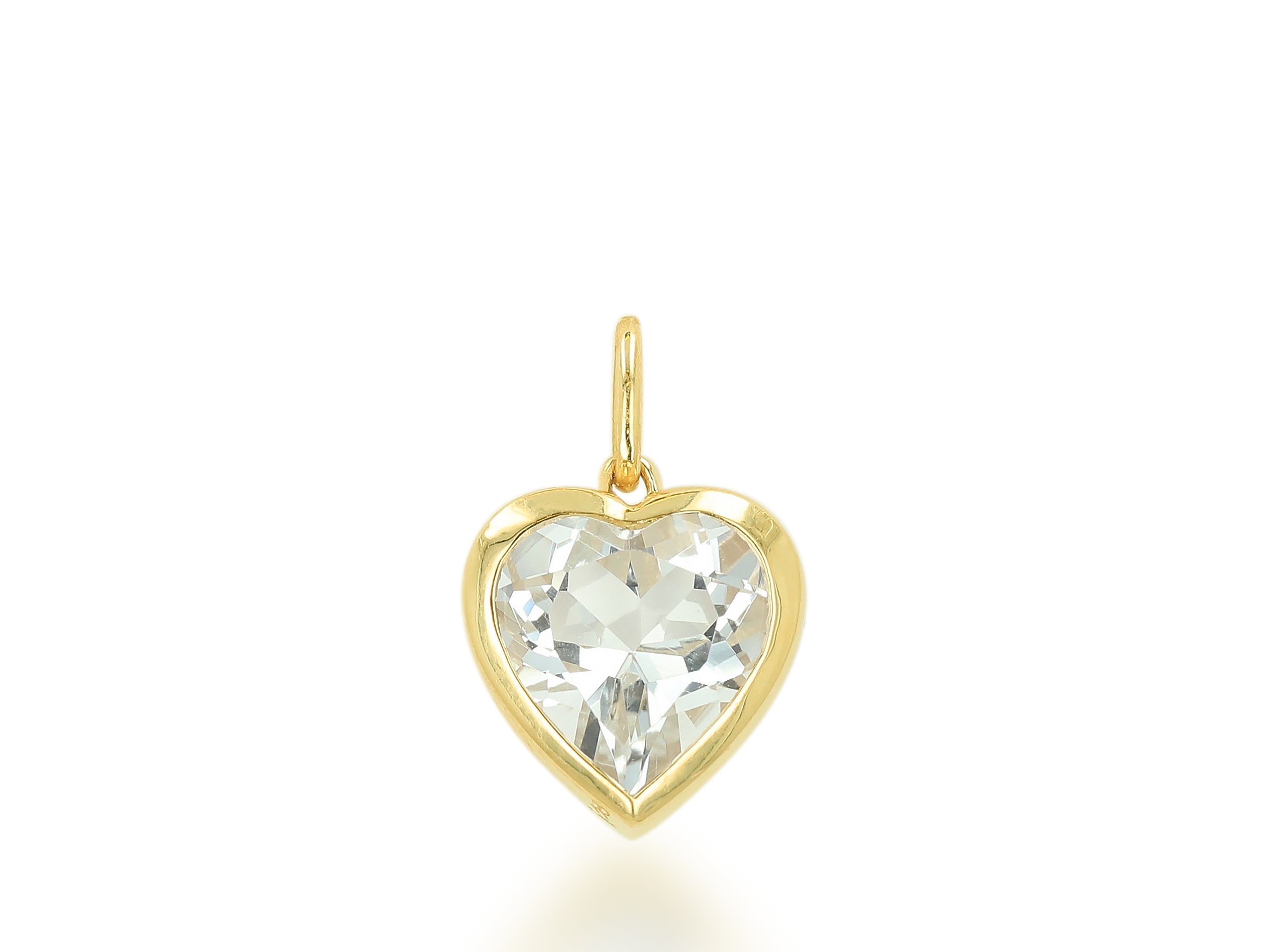 Gemstone Heart Charm