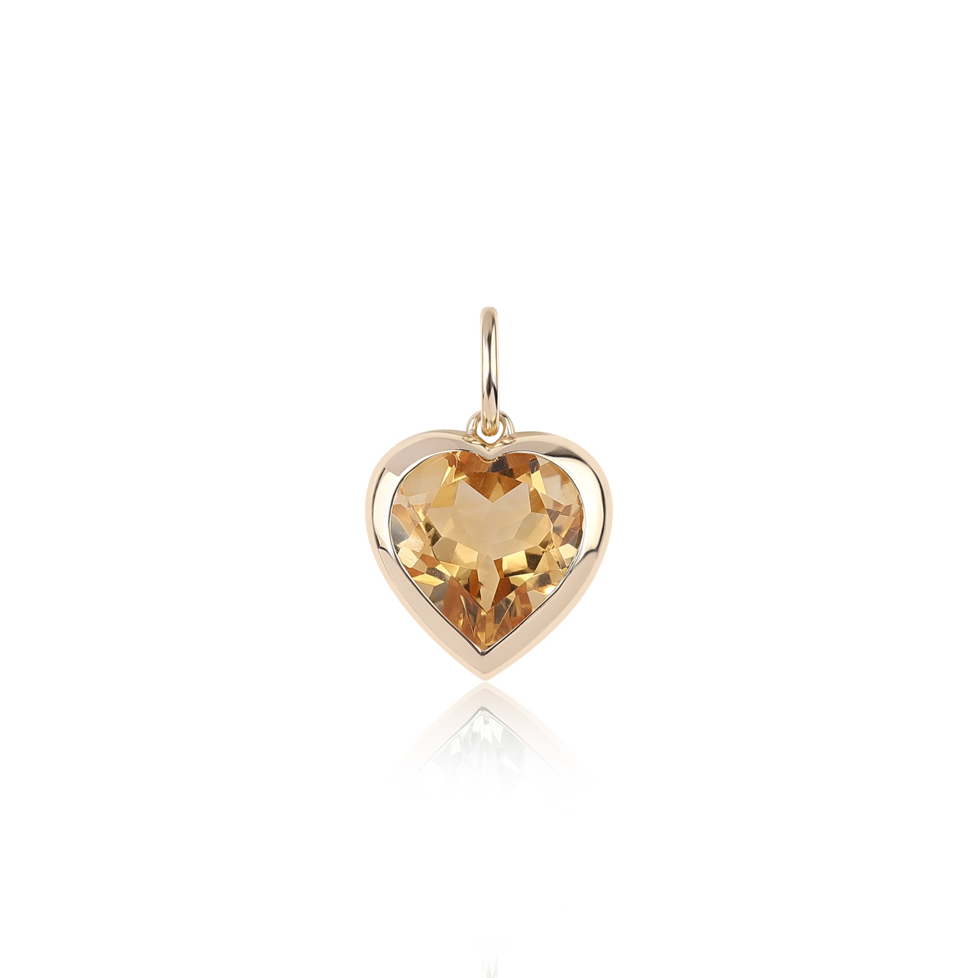 Gemstone Heart Charm