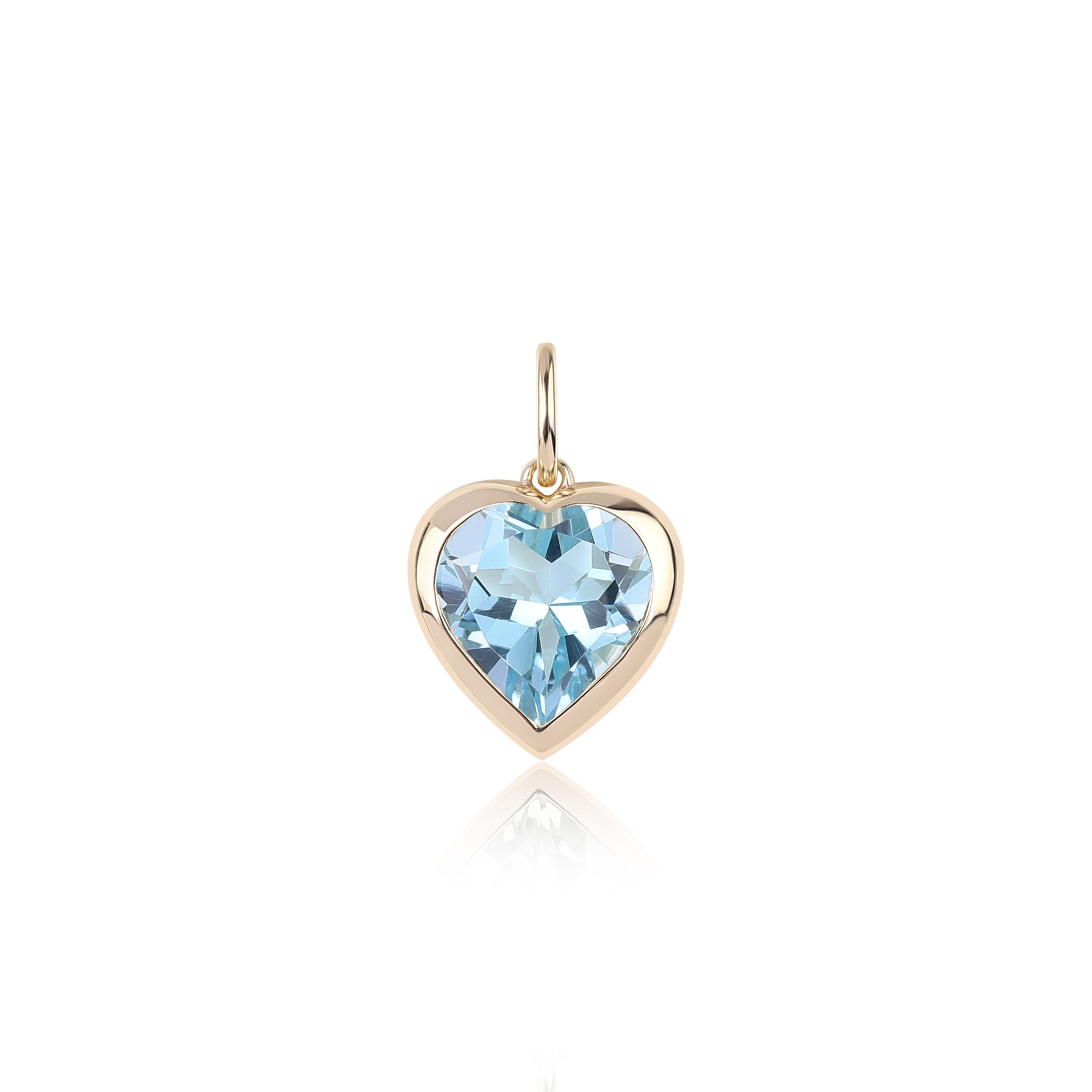 Gemstone Heart Charm