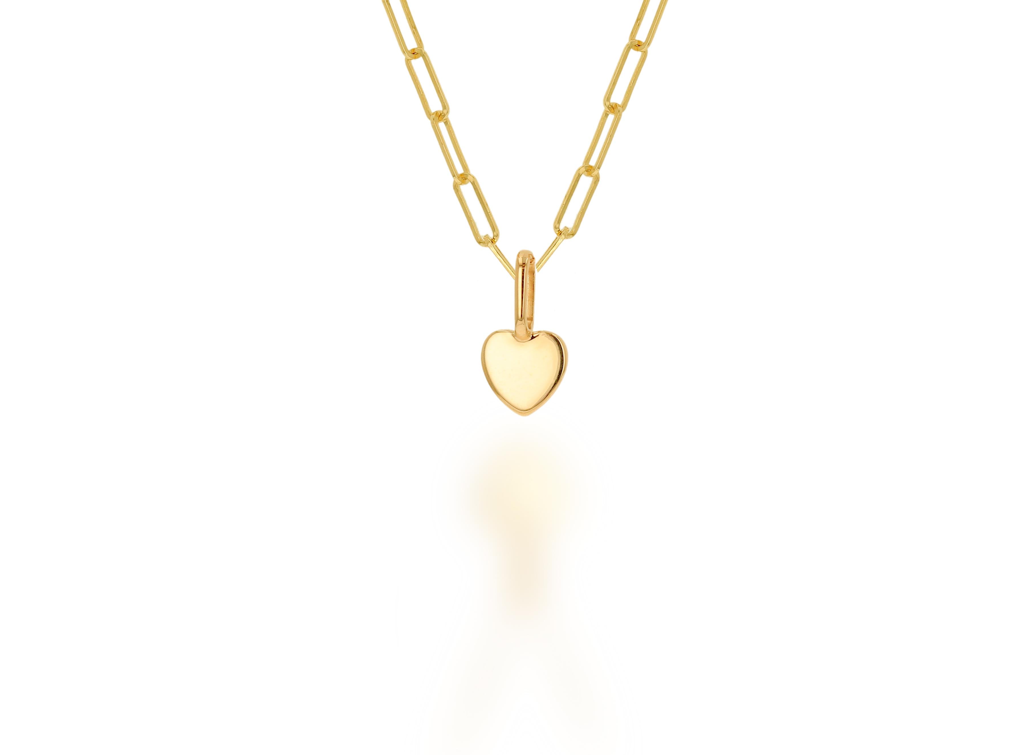Mini Gold Heart Charm - Rachel Reid