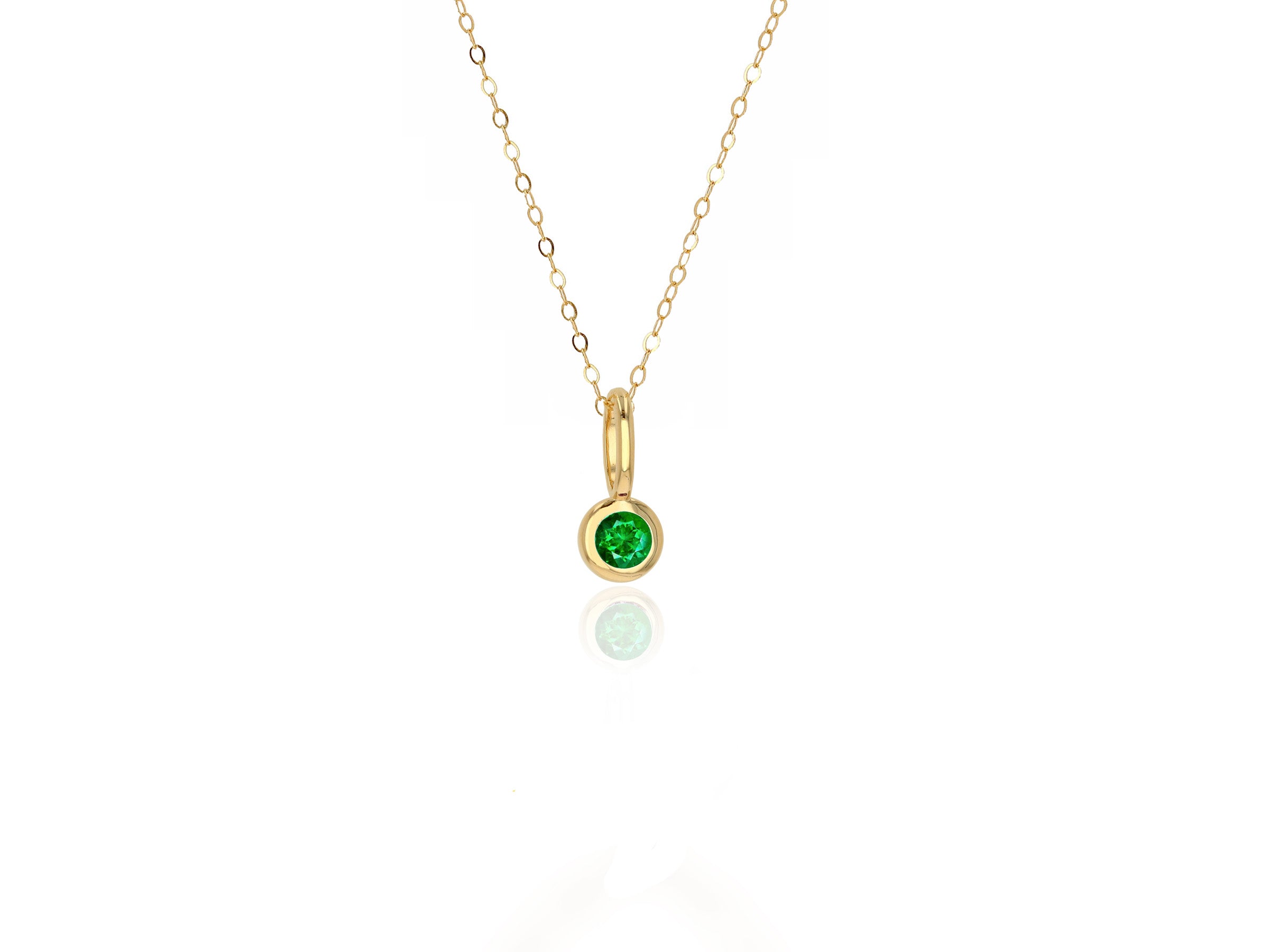 Mini Emerald Charm