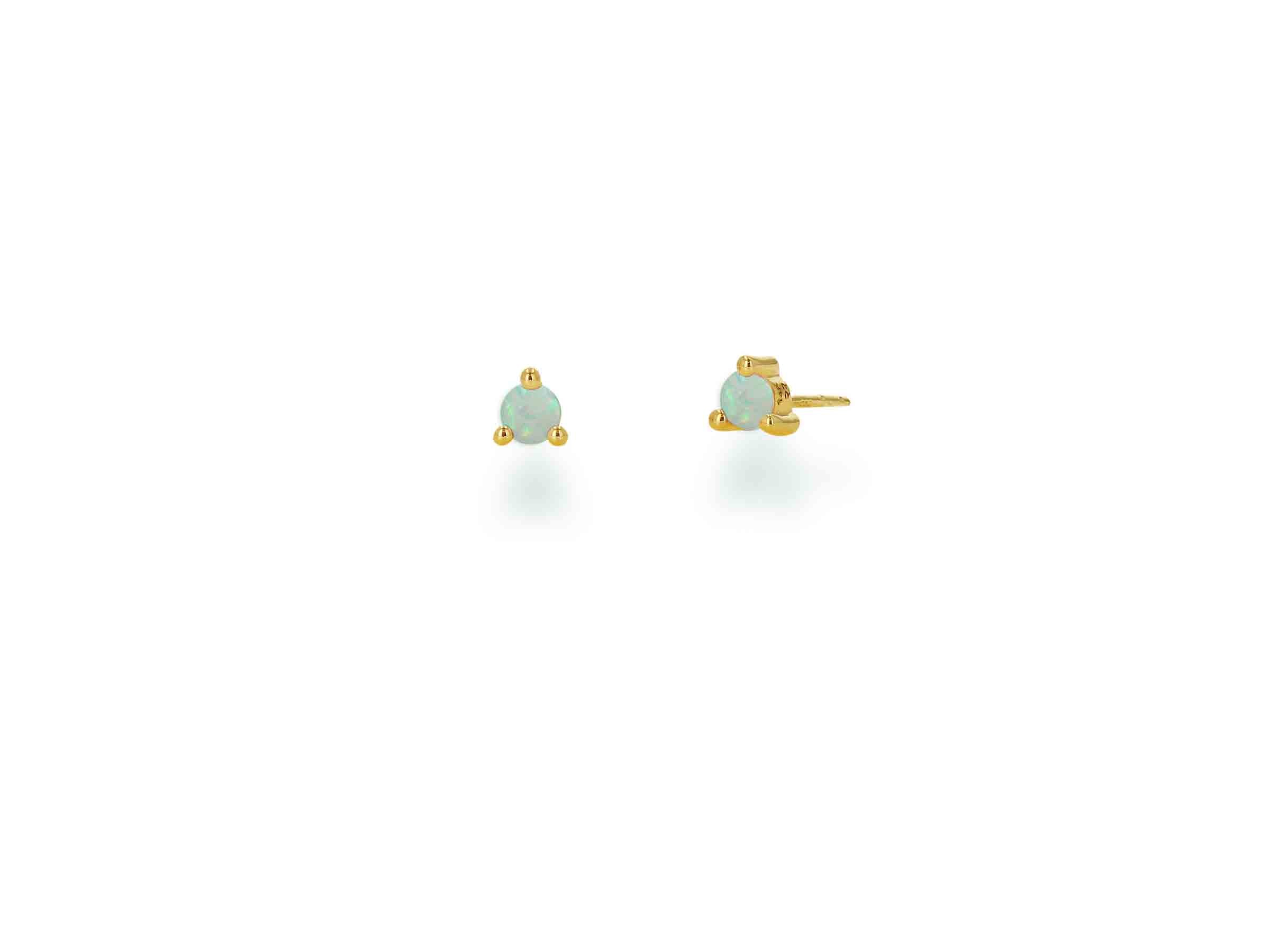 Mini Birthstone Stud Earrings - Rachel Reid