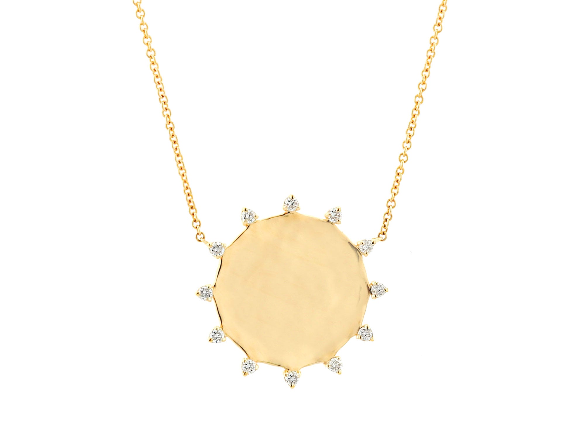 Diamond Sun Necklace - Rachel Reid