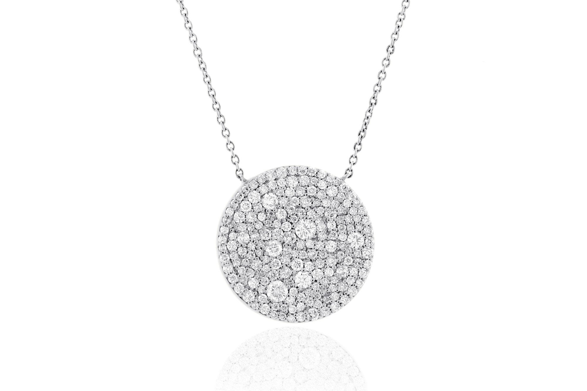 Large Scattered Diamond Necklace - Rachel Reid
