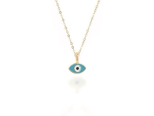 Evil Eye Necklace Gold | Gold 18k Plated | Imitation Jewellery Ladies –  Jewellery Hat